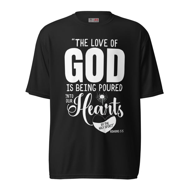 God’s love is poured in our hearts…Unisex staple eco t-shirt Comfortable Casual t-shirt Elegant Style