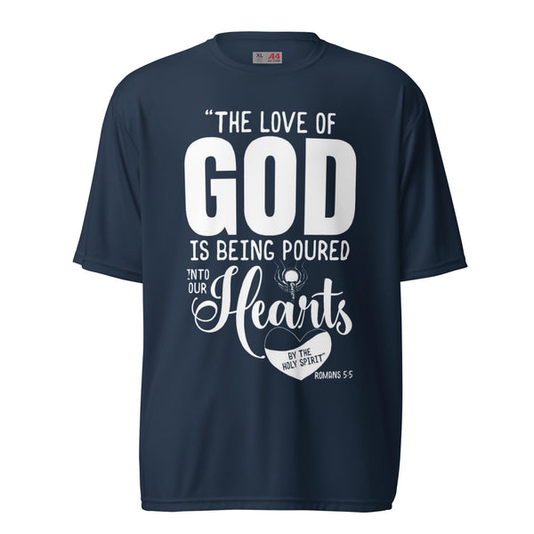 God’s love is poured in our hearts…Unisex staple eco t-shirt Comfortable Casual t-shirt Elegant Style