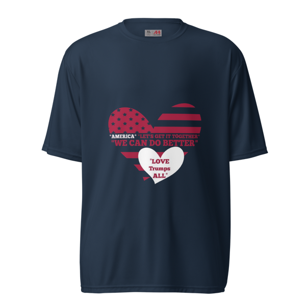 America, Let's Do Better...."Love Trumps All” Comfortable t- shirt